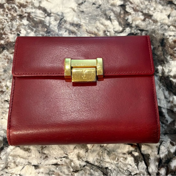 EUC Yves Saint Laurent Trifold Wallet - Picture 7 of 7